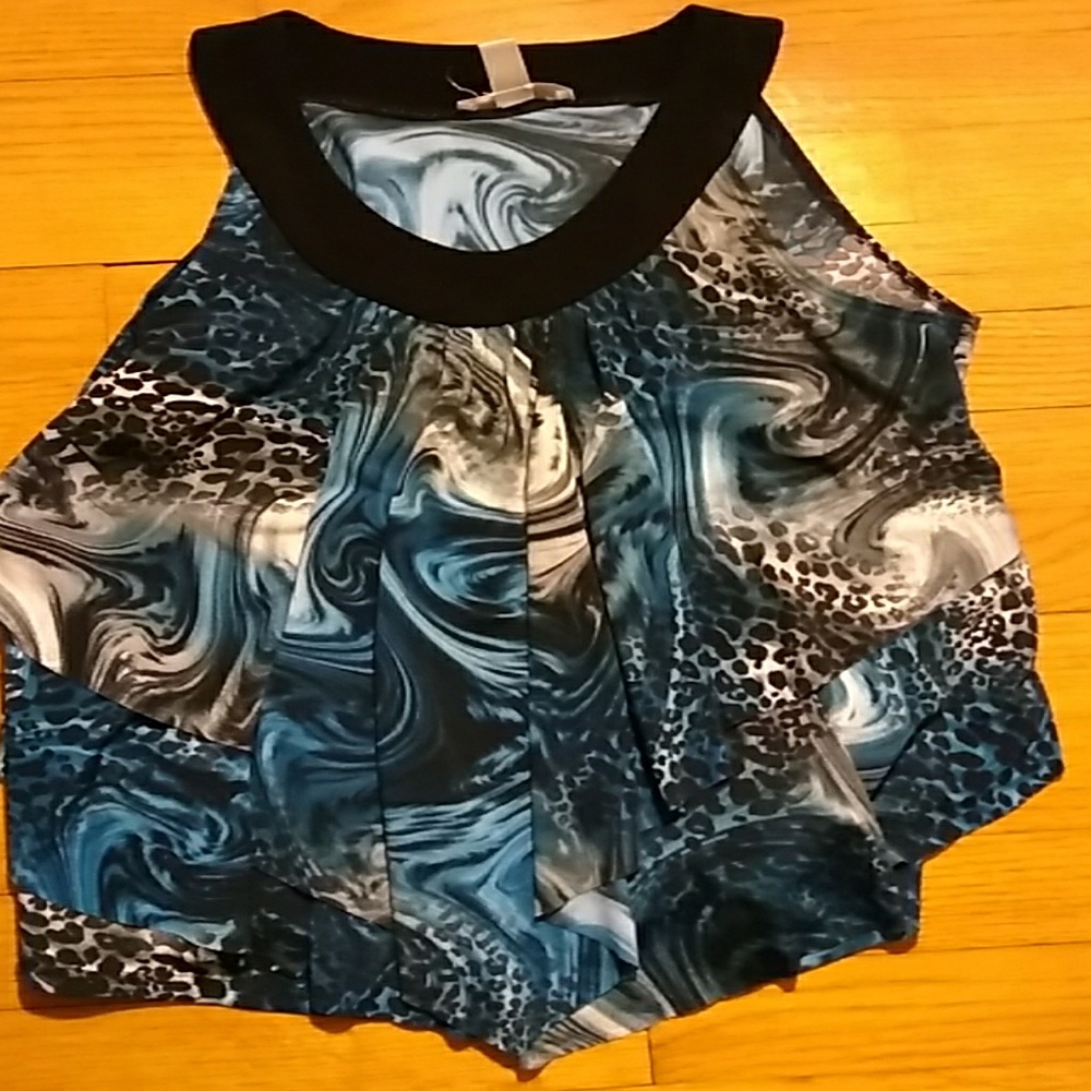 1/2 PRICE🔻Dress Barn Sleeveless Petite Small Top - Picture 3 of 6